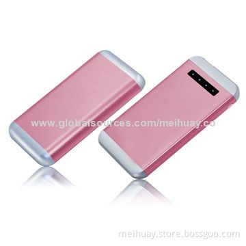 Power Bank, Aluminum Material, 5,000-12,000mAh, ATL Polymer Battery